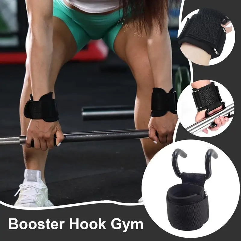 Pull-Ups Assist Straps with Hooks Horizontal Bar Adjustable Grips Strap Weight Lifting Strength Training Fitness Wrist Support